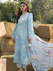 Sardinia Printkari Embroidered Lawn Unstitched 3Pc Suit D-906 IRIS