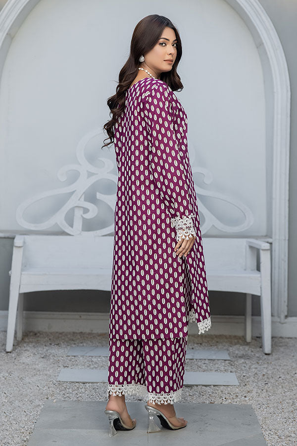 TZK-49- SAFWA TULIP KHADDAR DIGITAL PRINT 2-PIECE COLLECTION Vol 3