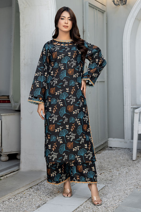TZK-50- SAFWA TULIP KHADDAR DIGITAL PRINT 2-PIECE COLLECTION Vol 3