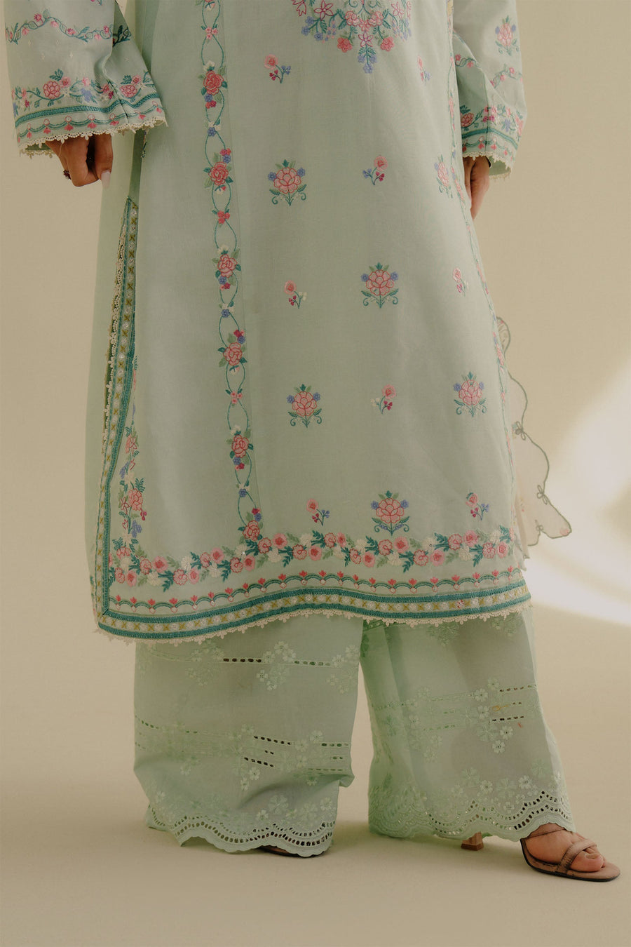 Coco by Zara Shahjahan Embroidered Lawn Unstitched 3Pc Suit 09A-ZEEST