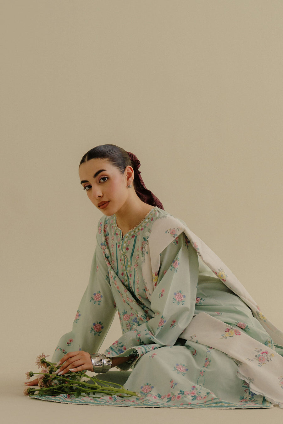 Coco by Zara Shahjahan Embroidered Lawn Unstitched 3Pc Suit 09A-ZEEST