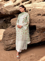 Zainab Chottani Embroidered Chikankari Lawn Unstitched 3Pc Suit D-09A Esme