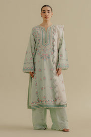 Coco by Zara Shahjahan Embroidered Lawn Unstitched 3Pc Suit 09A-ZEEST
