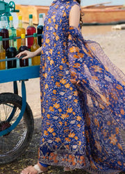 Maria.B M.Basics Embroidered Lawn Unstitched 3Pc Suit MB-09B