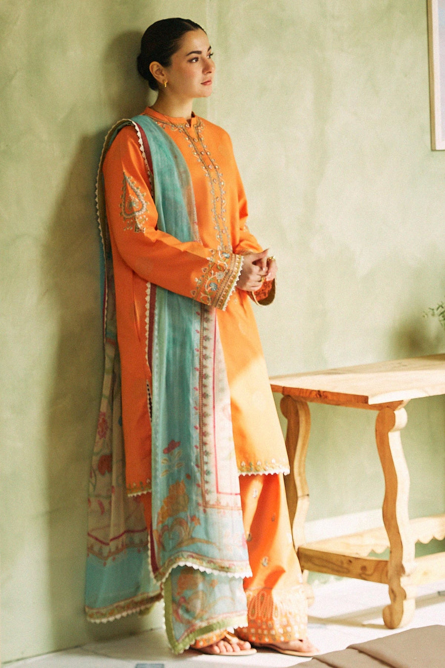 Coco by Zara Shahjahan Embroidered Lawn Unstitched 3Pc Suit D-09B MORNI