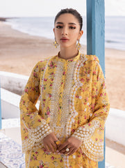 Zainab Chottani Embroidered Chikankari Lawn Unstitched 3Pc Suit D-09B Esme