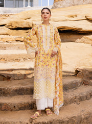 Zainab Chottani Embroidered Chikankari Lawn Unstitched 3Pc Suit D-09B Esme