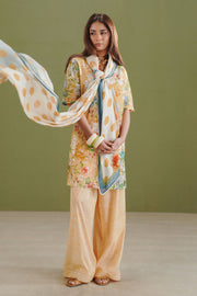 Coco by Zara Shahjahan Prints Unstitched Lawn 3Pc Suit D-09B Elix