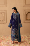Emaan Adeel Sheherzadi Embroidered Chiffon Unstitched 3Pc Suit - DALIA