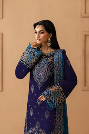 Emaan Adeel Sheherzadi Embroidered Chiffon Unstitched 3Pc Suit - DALIA