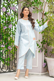 Safwa Embroidered Lawn Pret 2Pc Suit ( Shirt / Trouser ) 3R1-2P-EMB-109