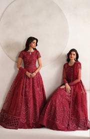 Zarif Muse Thread Embroidered Organza Unstitched 3Pc Suit ZE-MT-01 Sheen