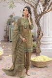 La Rosaa Festive Eid Embroidered Self Lawn Ready to Wear 3Pc Suit LE-24-12