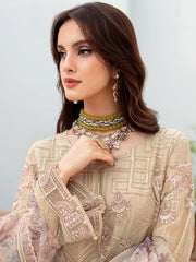 Ramsha Chevron Vol-07 Embroidered Chiffon Unstitched 3Pc Suit A-701