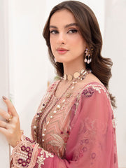 Ramsha Chevron Vol-07 Embroidered Chiffon Unstitched 3Pc Suit A-702