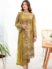 Ramsha Chevron Vol-07 Embroidered Chiffon Unstitched 3Pc Suit A-706