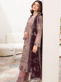 Ramsha Chevron Vol-07 Embroidered Chiffon Unstitched 3Pc Suit A-709