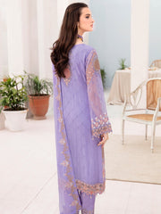 Ramsha Chevron Vol-07 Embroidered Chiffon Unstitched 3Pc Suit A-711