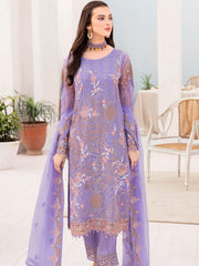 Ramsha Chevron Vol-07 Embroidered Chiffon Unstitched 3Pc Suit A-711