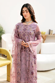 Ramsha Chevron Vol-08 Embroidered Chiffon Unstitched 3Pc Suit A-801