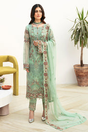 Ramsha Chevron Vol-08 Embroidered Chiffon Unstitched 3Pc Suit A-804