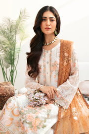Ramsha Chevron Vol-08 Embroidered Chiffon Unstitched 3Pc Suit A-808