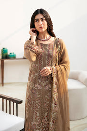 Ramsha Chevron Vol-08 Embroidered Chiffon Unstitched 3Pc Suit A-812