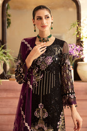 Ramsha Chevron Vol-09 Embroidered Chiffon Unstitched 3Pc Suit A-905