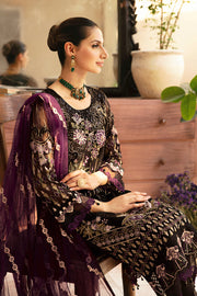 Ramsha Chevron Vol-09 Embroidered Chiffon Unstitched 3Pc Suit A-905