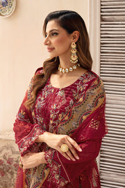Ramsha Chevron Vol-09 Embroidered Chiffon Unstitched 3Pc Suit A-907