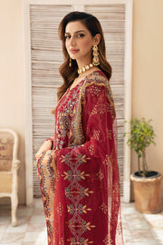 Ramsha Chevron Vol-09 Embroidered Chiffon Unstitched 3Pc Suit A-907
