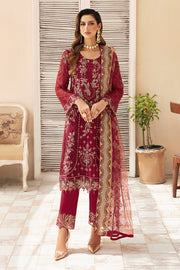 Ramsha Chevron Vol-09 Embroidered Chiffon Unstitched 3Pc Suit A-907