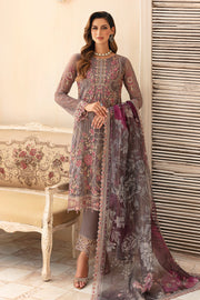 Ramsha Chevron Vol-09 Embroidered Chiffon Unstitched 3Pc Suit A-908