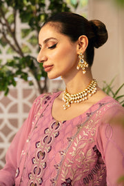 Ramsha Chevron Vol-09 Embroidered Chiffon Unstitched 3Pc Suit A-909