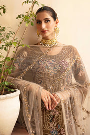 Ramsha Chevron Vol-09 Embroidered Chiffon Unstitched 3Pc Suit A-910