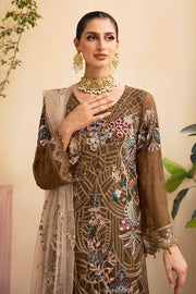 Ramsha Chevron Vol-09 Embroidered Chiffon Unstitched 3Pc Suit A-910