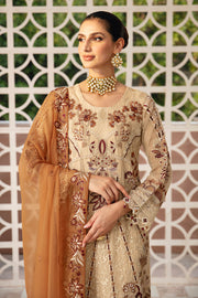 Ramsha Chevron Vol-09 Embroidered Chiffon Unstitched 3Pc Suit A-912