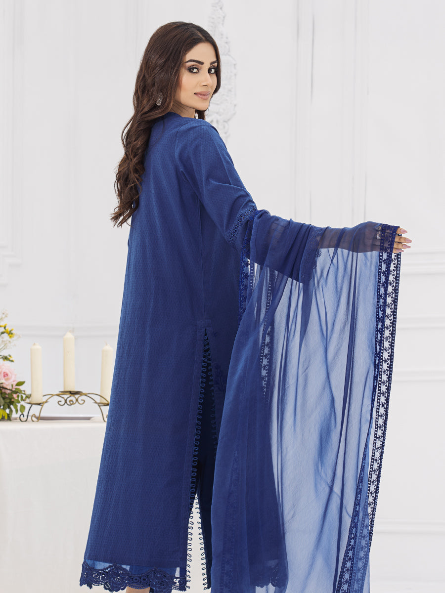 ACE Galleria Bahaar Festive Embroidered Dobby 3Pc Suit A-WU3P23-22775