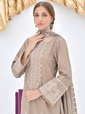 ACE Galleria AQS Embroidered Dobby Unstitched 3Pc Suit A-WU3P23-22825