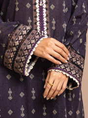 ACE Galleria Merak Printed Khaddar Unstitched 3Pc Suit A-WU3PMK23-22876