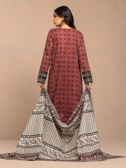ACE Galleria Merak Printed Khaddar Unstitched 3Pc Suit A-WU3PMK23-22879