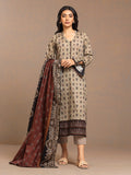 ACE Galleria Merak Printed Khaddar Unstitched 3Pc Suit A-WU3PMK23-22884