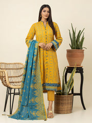 ACE Galleria Merak Printed Lawn Unstitched 3Pc Suit A-WU3PML23-22661
