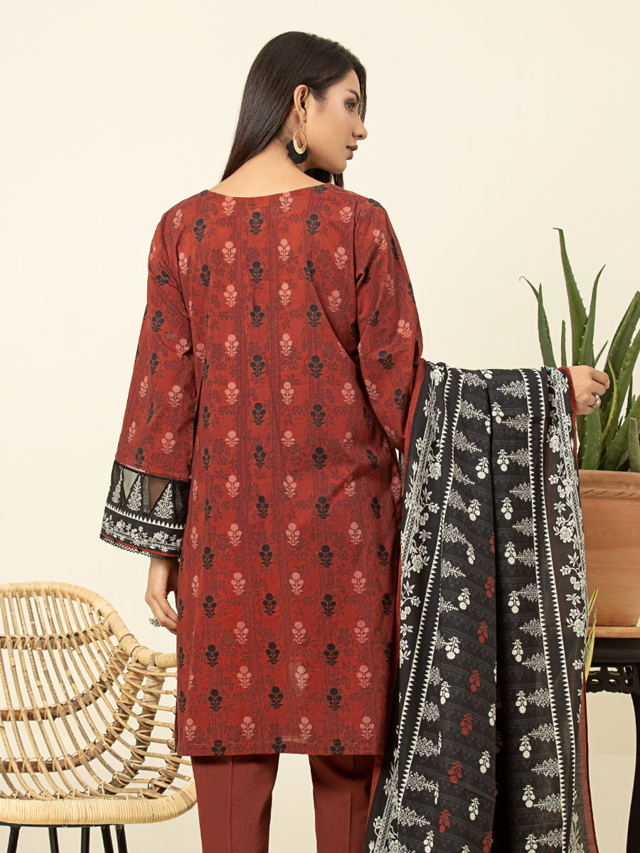 ACE Galleria Merak Printed Lawn Unstitched 3Pc Suit A-WU3PML23-22662