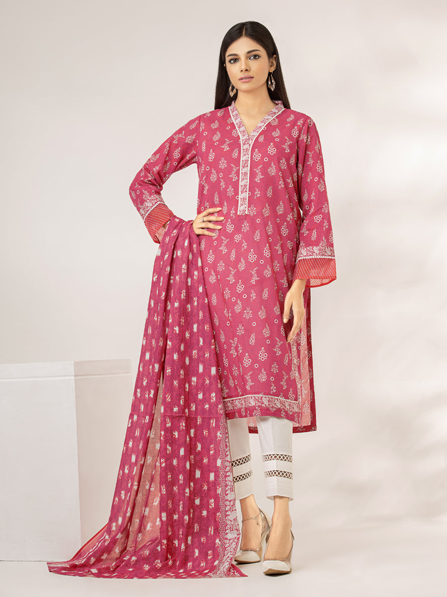 ACE Galleria Merak Printed Lawn Unstitched 2Pc Suit A-WUSDML23-22125