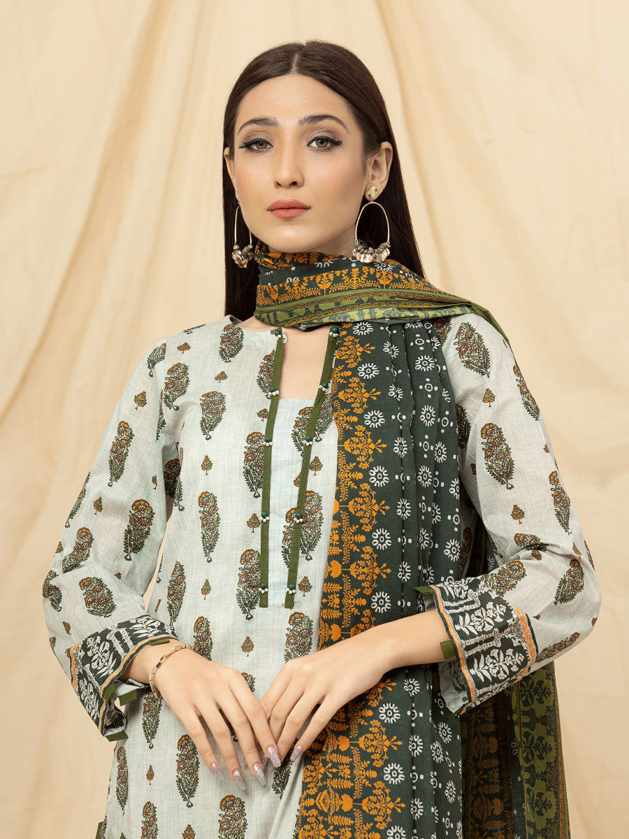 ACE Galleria Merak Printed Lawn Unstitched 2Pc Suit A-WUSDML23-22610