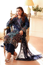 Ramsha Aangan Vol-02 Embroidered Raw Silk Unstitched 3Pc Suit AA-201