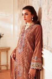 Ramsha Aangan Vol-02 Embroidered Raw Silk Unstitched 3Pc Suit AA-205