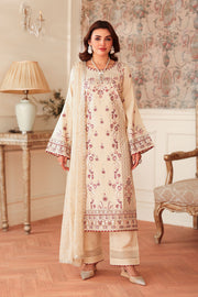 Ramsha Aangan Vol-02 Embroidered Raw Silk Unstitched 3Pc Suit AA-207