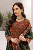 Alizeh Fashion Rang e Mehr Embroidered Chiffon 3Pc Suit D-02 AARMISH